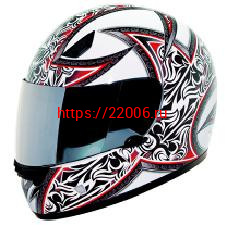 Мотошлем THH TS-38 №4 white/ red (M) Мотошлем THH TS-38 №4 white/ red (M)