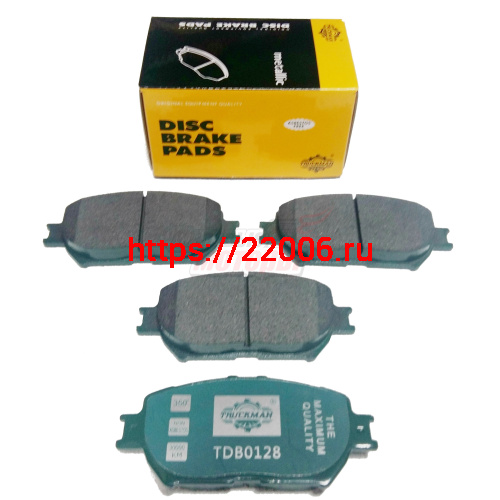 Колодки тормозные передние (TDB0128) LEXUS GS 300/430/450h 05/11, CAMRY(CV2, XV2)96-11.01/(MCV3,ACV3)