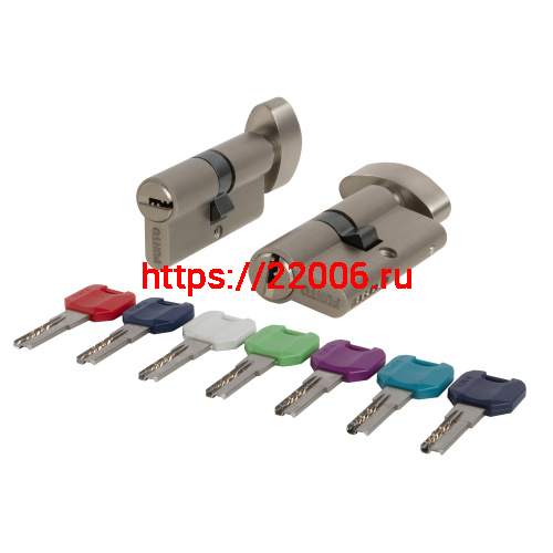 Цилиндровый Punto (Пунто) механизм MaxPro7002Knob60mm(25+10+25) SN никель 7key с вертушкой Цилиндровый Punto (Пунто) механизм MaxPro7002Knob60mm(25+10+25) SN никель 7key с вертушкой