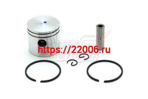 Поршень Partner 350 D38mm 2кольц. (5300697-01) в сборе (+палец+2 поршн.кольца+стоп.кольца)