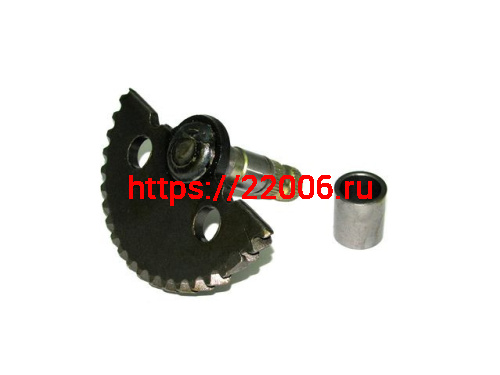 Сектор кикстартера 139QMB 50сс (46.5 мм) 7 зубьев + втулка Сектор кикстартера 139QMB 50сс (46.5 мм) 7 зубьев + втулка