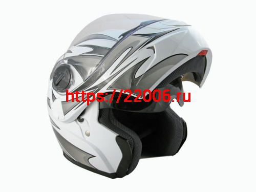 Мотошлем THH T-797 №2 white/ silver (M) Мотошлем THH T-797 №2 white/ silver (M)