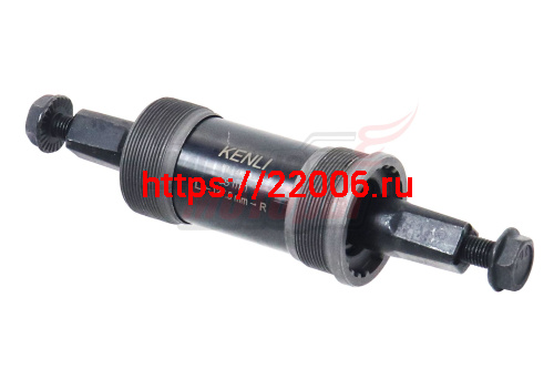 Каретка KENLI MTB BC 1.37"X24T, 68/127,5 мм (стальные чашки, стальной корпус)