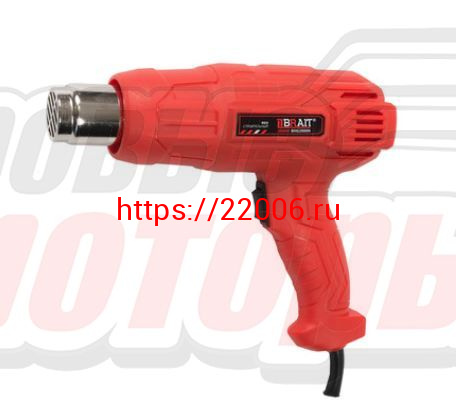 Фен строительный BRAIT BHG2000N (2000Вт; 485°С; 3 насадки; 2 скорости; регулировка) Фен строительный BRAIT BHG2000N (2000Вт; 485°С; 3 насадки; 2 скорости; регулировка)