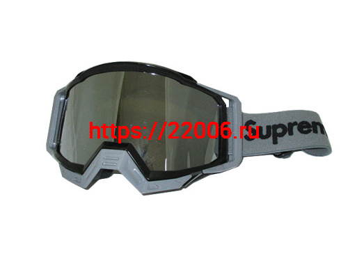 Очки 815-191 оправа черная, линза зеркальная двойная Supreme Очки 815-191 оправа черная, линза зеркальная двойная Supreme