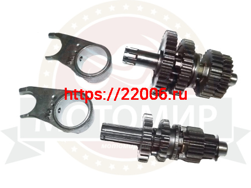 Коробка в сборе Альфа 50сс, DELTA, "Zodiak" под игольчатый подшипник (первич. вал без ступеньки) фото 2 Коробка в сборе Альфа 50сс, DELTA, "Zodiak" под игольчатый подшипник (первич. вал без ступеньки) фото 2