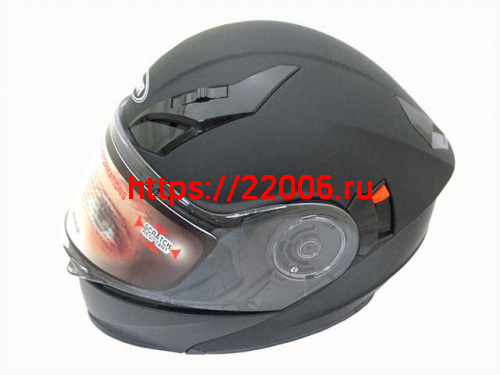 Мотошлем YM-927 черный матовый (XL)