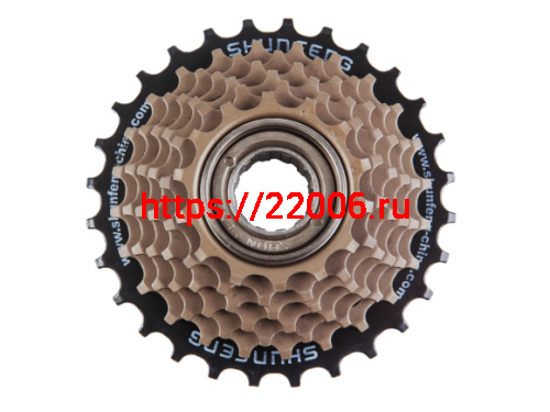 Трещотка 7 ск.14-16-18-20-22-24-28T недискретная коричневая SHUNFENG Трещотка 7 ск.14-16-18-20-22-24-28T недискретная коричневая SHUNFENG