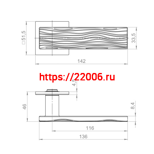 Ручка Armadillo (Армадилло) раздельная K.YM.MERENGA AC-9 медь фото 4 Ручка Armadillo (Армадилло) раздельная K.YM.MERENGA AC-9 медь фото 4