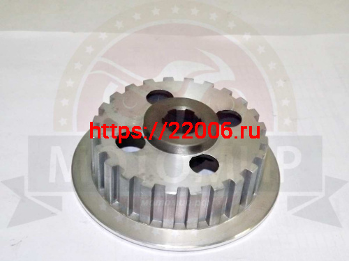 Барабан сцепления внутренний CG/CB125-150 Хантер (125/150см3) 4 отв. голый фото 2 Барабан сцепления внутренний CG/CB125-150 Хантер (125/150см3) 4 отв. голый фото 2