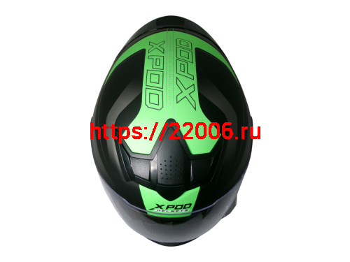 Шлем TVS RACING (Индия) XPOD DULL BLACK NEON GREEN размер M фото 7