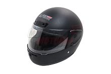 Шлем SAFEBET HF-101 чёрный МАТОВЫЙ одноцветный "S,M,L,XL,XXL" (интеграл)