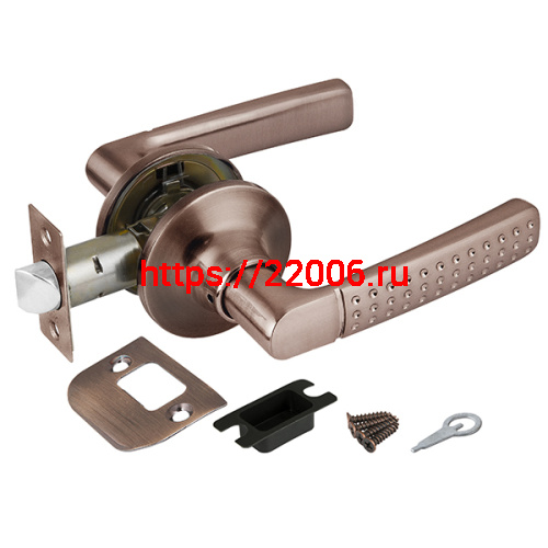 Ручка Punto (Пунто) защелка DK626 AC-PS (6026 AC-P) (без фик.) медь