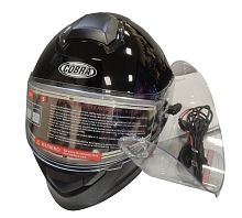 Шлем модуляр COBRA EC H271, черный глянцевый СНЕГОХОДНЫЙ, размер XL