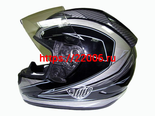 Мотошлем THH TS-42 №7 black/ gray (S) Мотошлем THH TS-42 №7 black/ gray (S)