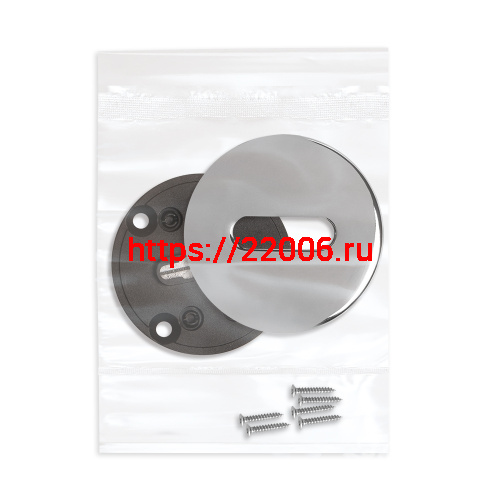 Накладка Fuaro (Фуаро) на сувальдный замок ESC.S-auto.RLR/R.486 CP-8 хром (1шт.) фото 2