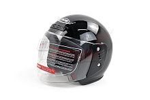 Шлем CONCORD XZH03 чёрный глянцевый ОДНОЦВЕТНЫЙ "S,M,L,XL,XXL" (открытый)