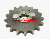 Звезда ведущая 428*17 Т вал 20мм CG/CB-125/250 Звезда ведущая 428*17 Т вал 20мм CG/CB-125/250