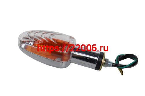 Боковой фонарь (BF-24) "Свеча" хром (пласт)