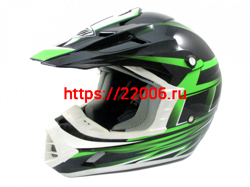 Мотошлем THH TX-12 №17 black/ green (XXL)