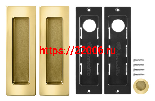 Ручка Armadillo (Армадилло) для раздвижных дверей SH.URB153.010 (SH010 URB) GOLD-24 золото 24К фото 5 Ручка Armadillo (Армадилло) для раздвижных дверей SH.URB153.010 (SH010 URB) GOLD-24 золото 24К фото 5