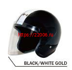 Мотошлем THH T-373 white/black gold (L) Мотошлем THH T-373 white/black gold (L)