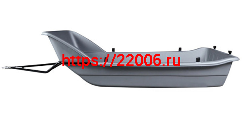 Сани - волокуши Буран черные РоссПласт Сани - волокуши Буран черные РоссПласт