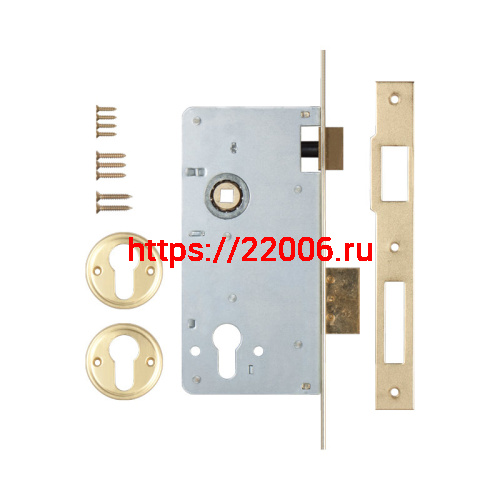 Корпус Kale kilit (Кале килит) врезного замка с защёлкой 152/R (60 mm) w/b (латунь) фото 2 Корпус Kale kilit (Кале килит) врезного замка с защёлкой 152/R (60 mm) w/b (латунь) фото 2