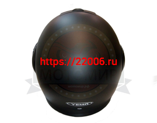 Шлем модуляр YM-929_3 "YAMAPA", (подбородок откидывается) TRANSFORMER, черный матовый, разм. L  NEW фото 3