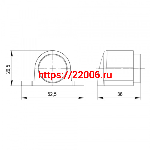 Упор Punto (Пунто) дверной напольный DFIX/MF52 (DSM-52) магнитный SN-3 мат.никель фото 3 Упор Punto (Пунто) дверной напольный DFIX/MF52 (DSM-52) магнитный SN-3 мат.никель фото 3