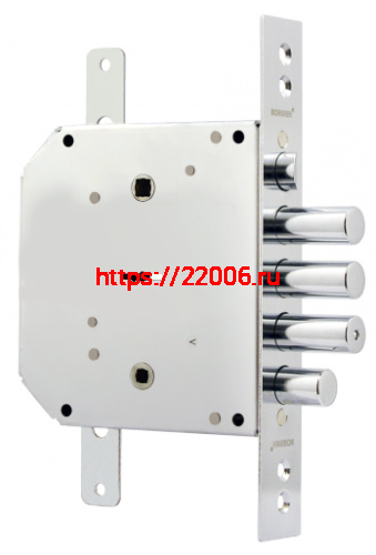 Замок Border (Бордер) врезной сувальдный с задвижкой и защёлкой ЗВ9-6 ПКТЗ с тягами (прав.), 5 кл. /77404/ Замок Border (Бордер) врезной сувальдный с задвижкой и защёлкой ЗВ9-6 ПКТЗ с тягами (прав.), 5 кл. /77404/