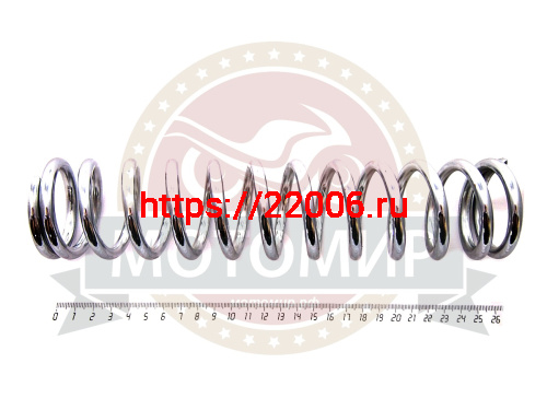 Пружина 220мм, Минск амортизатора (кол-во в упак. 50 шт.) Пружина 220мм, Минск амортизатора (кол-во в упак. 50 шт.)