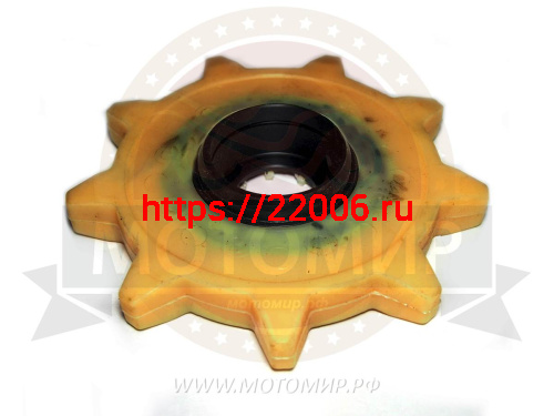 Звёздочка пластиковая со ступицей под 205 подшипник (НАБОР)