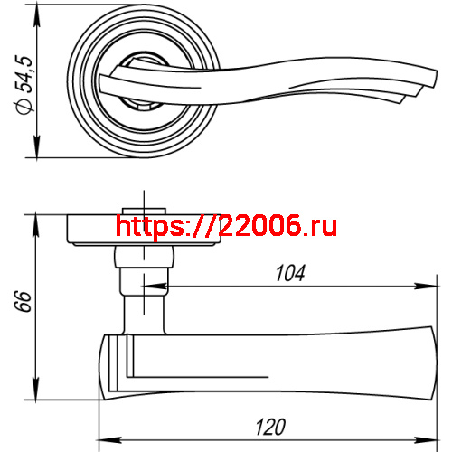 Ручка Punto (Пунто) раздельная VENTO ML ABG-6 зеленая бронза фото 3 Ручка Punto (Пунто) раздельная VENTO ML ABG-6 зеленая бронза фото 3