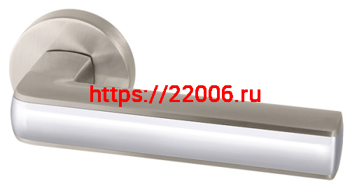 Ручка Armadillo (Армадилло) раздельная R.URB52.CUBE (CUBE URB3) SN/CP-3 матовый никель/хром Ручка Armadillo (Армадилло) раздельная R.URB52.CUBE (CUBE URB3) SN/CP-3 матовый никель/хром