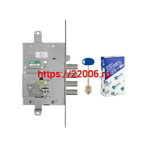 Замок Mottura (Моттура) врезной сувальдный с защёлкой 52.J535M-D MyKey (правый), ключ 60 мм, без накл. фото 2 Замок Mottura (Моттура) врезной сувальдный с защёлкой 52.J535M-D MyKey (правый), ключ 60 мм, без накл. фото 2