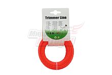 Леска триммерная (2,4*15м) TRIMMER LINE с картонной этикеткой (квадрат витой)