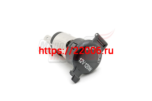 Гнездо для прикуривателя/зарядное для крепления в круглом отверстии корпуса на защёлке без провода Гнездо для прикуривателя/зарядное для крепления в круглом отверстии корпуса на защёлке без провода