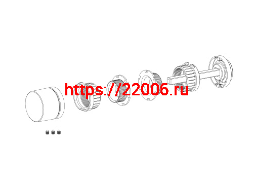 Ручка Armadillo (Армадилло) поворотная BK6.R.ART30 FSG-39 флорентийское золото фото 3 Ручка Armadillo (Армадилло) поворотная BK6.R.ART30 FSG-39 флорентийское золото фото 3
