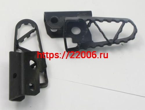 Подножка водителя Fighter125 левая, в сборе (палец, пружина) Подножка водителя Fighter125 левая, в сборе (палец, пружина)