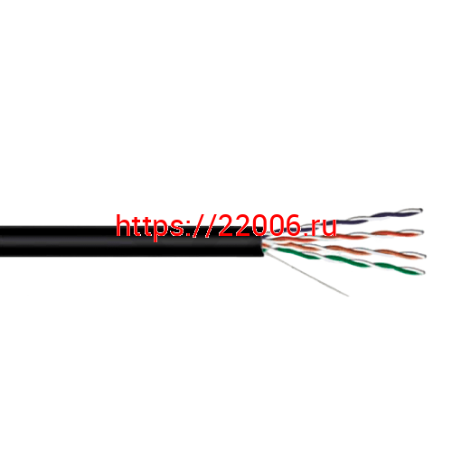 Кабель DIVISAT UTP 4PR 24AWG Cu CAT 5e, OUTDOOR (0.48) 305 м