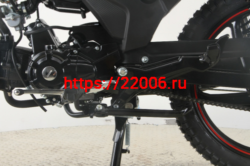 Мопед Alpha SA Max (Тюнинг) (багажник зад,диск.тормоз перед.,обтекат. фары,LED фара) ЧЕРНЫЙ фото 3