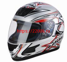 Мотошлем YM-802А красный (L) Мотошлем YM-802А красный (L)