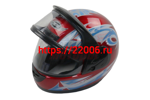 Шлем CONCORD XZF01 красный "S,M,L,XL,XXL" (интеграл)