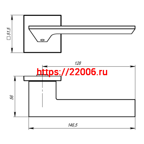 Ручка Armadillo (Армадилло) раздельная K.USS52.MIRAGE (MIRAGE USS) BPVD-77 вороненый никель фото 4 Ручка Armadillo (Армадилло) раздельная K.USS52.MIRAGE (MIRAGE USS) BPVD-77 вороненый никель фото 4