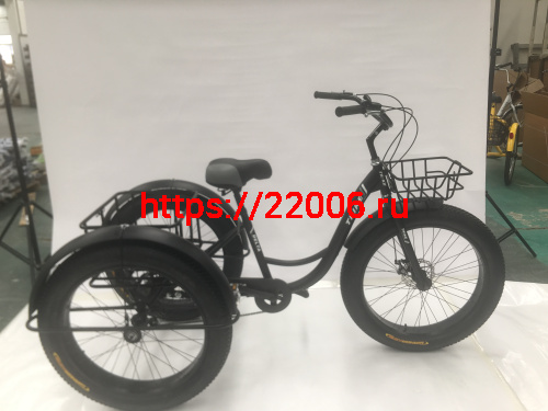 Велосипед 26"х4,0" 3-х колесный грузовой ФЭТБАЙК DELTA FAT TRIKE (из 2х коробок ) (см. ЗИП) Велосипед 26"х4,0" 3-х колесный грузовой ФЭТБАЙК DELTA FAT TRIKE (из 2х коробок ) (см. ЗИП)