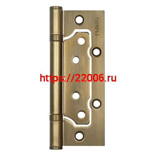 Петля Punto (Пунто) универсальная без врезки IN5200W AB (200-2B 125x2,5) бронза