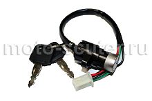 Замок зажигания мопед Альфа, Дельта (фишка 4 контакта) TMMP