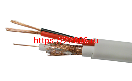 Кабель КВК-2В+2*0,75 Ripo Кабель для видеонаблюдения Кабель КВК-2В+2*0,75 Ripo Кабель для видеонаблюдения