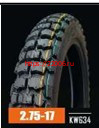 Покрышка KINGWORLD 17" 2.75-17 TT KV634 medium Покрышка KINGWORLD 17" 2.75-17 TT KV634 medium
